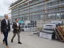 Напредва ремонтът на Спортен комплекс „Локомотив, отчете при оглед на обекта кметът Благомир Коцев